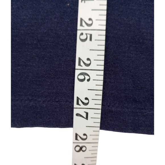 Nutmeg Dallas Cowboy TShirt Navy Large NFL Football Locker 90s Single Stitch Vtg - Picture 12 of 12